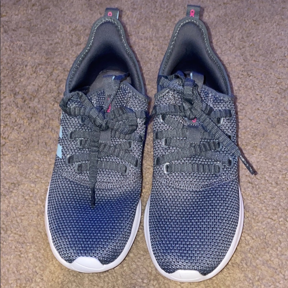 Adidas grey shoes worn once really good condition